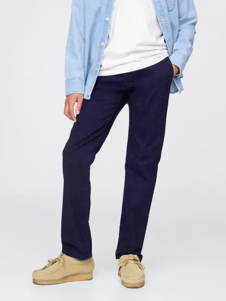 Pantaloni chino copii Gap negru