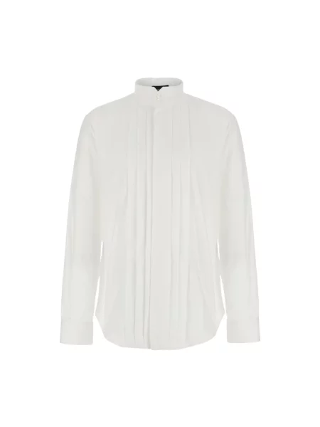 Koszula Emporio Armani z długim rękawem biała