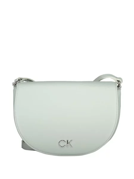 Geanta crossbody Calvin Klein cu autograf verde