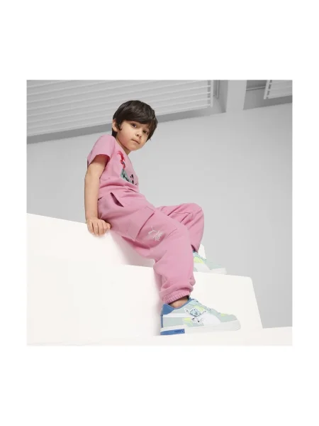 Pantaloni copii Puma roz
