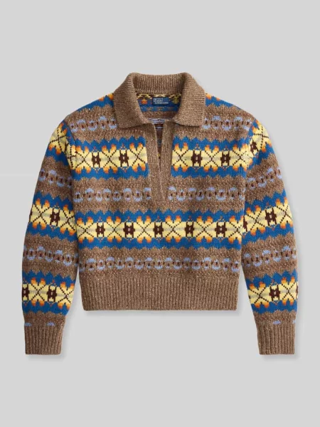 Sweter o kroju relaxed fit z czystej wełny Polo Ralph Lauren