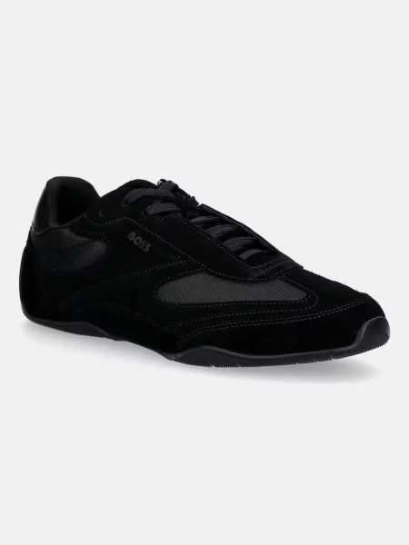 BOSS sneakers din piele intoarsă Jaylen negru