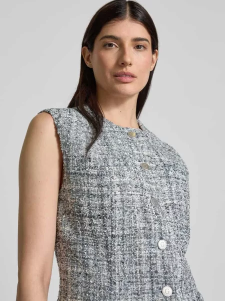 Kamizelka z fakturowanym wzorem model ‘SADIE’ Guess