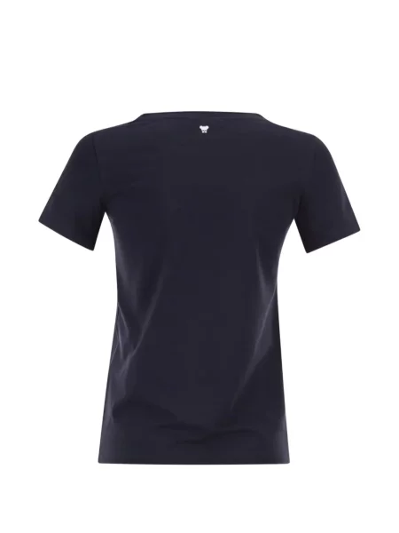 Tricou Weekend Max Mara cu imagine din jerseu albastru