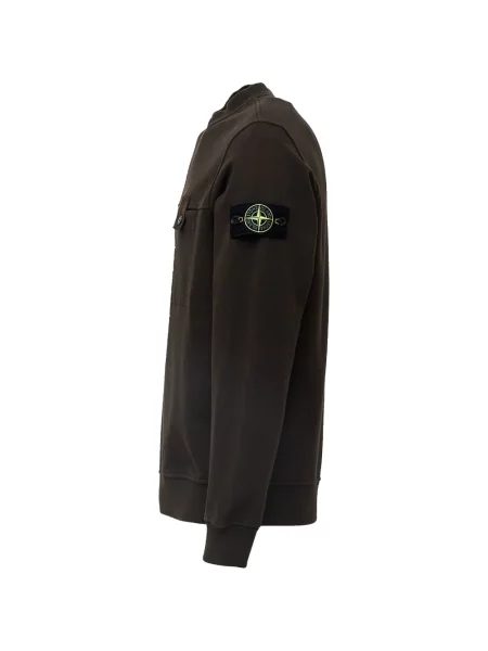 Pulover Stone Island cu strasuri gri