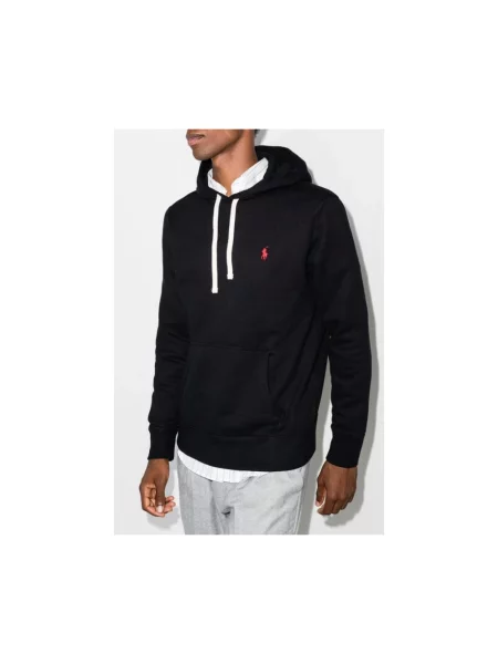 Bluza Polo Ralph Lauren z długim rękawem czarna