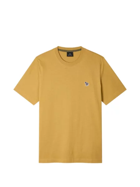 Tricou Ps Paul Smith cu model zebră galben