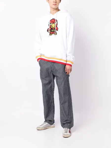 Hoodie Mostly Heard Rarely Seen 8-bit με σχέδιο λευκό