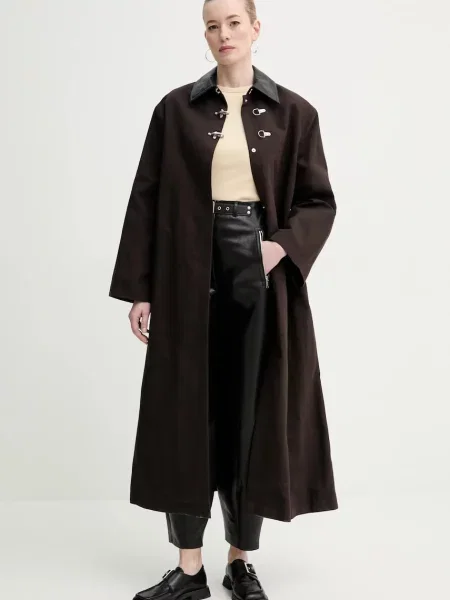 Nanushka płaszcz ZOFIA brązowy