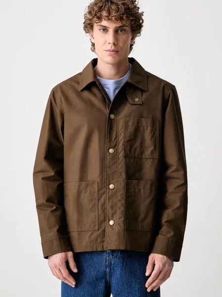 A.P.C. jachetă de Blouson Gabriel verde de tranzitie maro