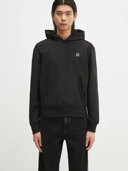 Dukserica Kenzo Boke Flower za muškarce s kapuljačom bez uzorka crna