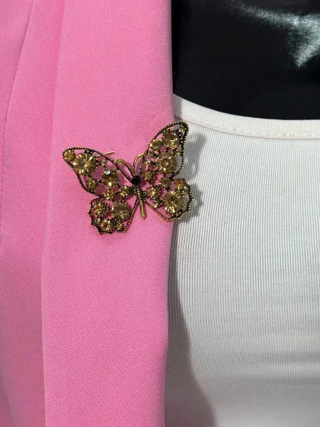 Брошка Bg розово