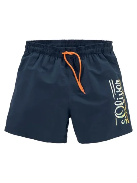 S.Oliver Șorturi de baie bleumarin galben alb