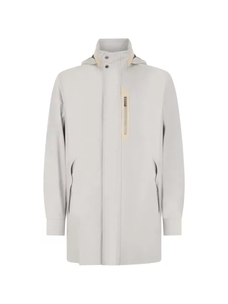 Gulerat palton Moorer gri