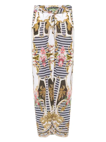 Fustă midi Camilla până la genunchi negru