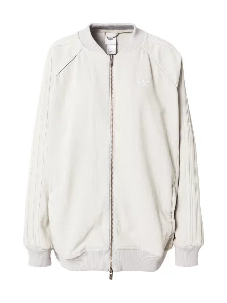 ADIDAS ORIGINALS Geacă de primăvară-toamnă SST gri deschis alb