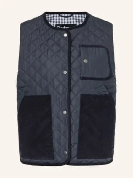 Barbour Steppovaná Vesta Thulby tmavě modrá