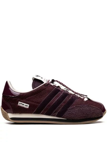 Sneakerși Adidas Gazelle de catifea cu model piele de șarpe negru