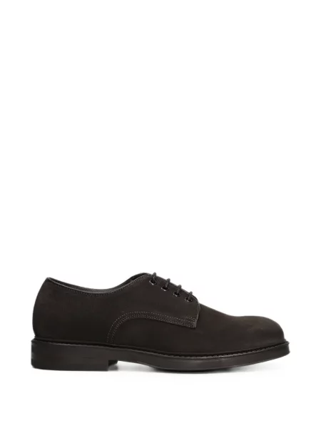 Pantofi derby Green George cu șireturi din dantelă verde