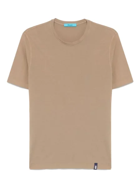 Tricou Drumohr din jerseu maro