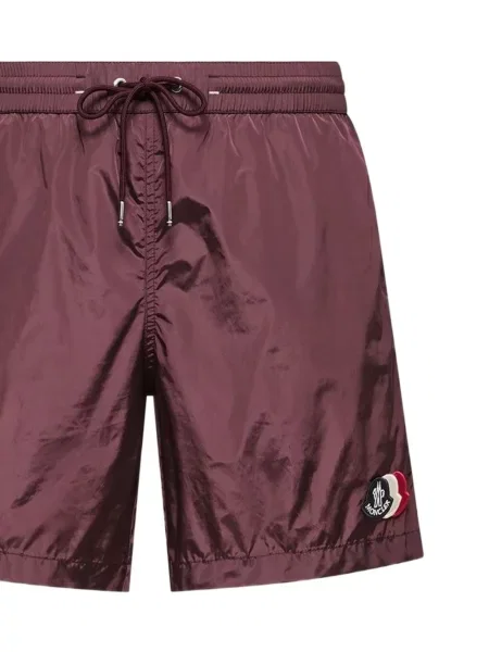 Slip de baie Moncler cu autograf roșu