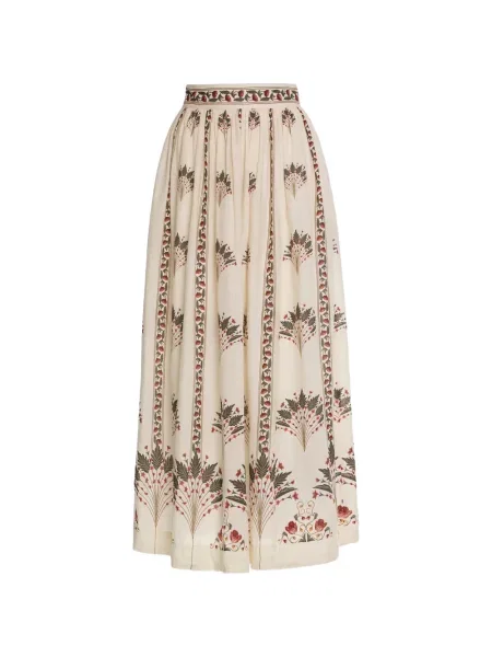 Spódnica maxi Agua By Agua Bendita w kwiatki z nadrukiem