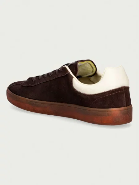 Замшевые кроссовки Lacoste