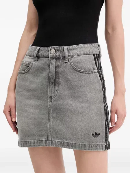Pantaloni Adidas tricotate cu autograf alergare albastru