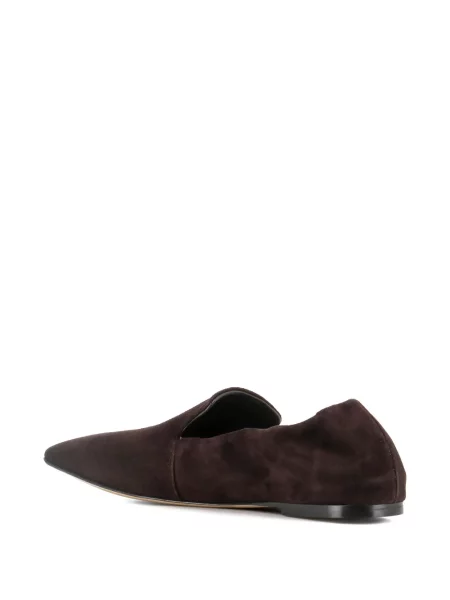 Pantofi loafer Tassinari din piele de căprioară maro