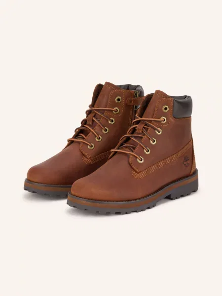Timberland Botki Sznurowane Courma Kid braun brązowe