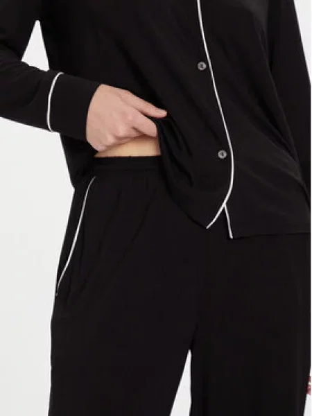 KARL LAGERFELD Pižama Relaxed Fit juoda
