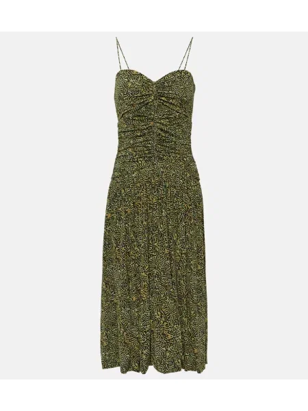 Rochie midi Isabel Marant cu imagine din jerseu până la genunchi