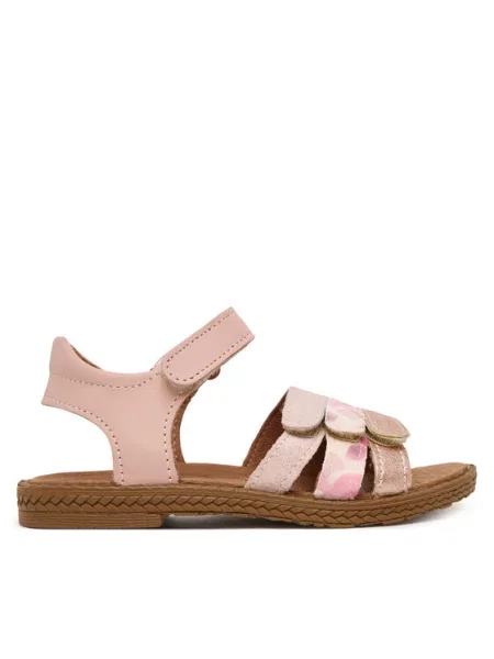 PRIMIGI Sandale rozo zlatna / svijetloljubičasta / roza / bijela ružičasta