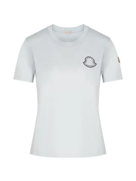 Tricou Moncler cu autograf alb