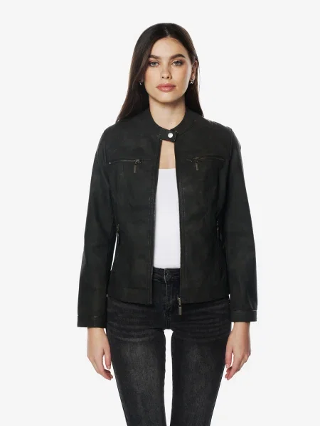 KOROSHI Geacă de primăvară-toamnă negru