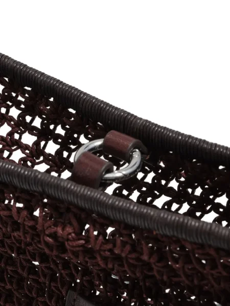 Croșetat geantă de mână Bimba Y Lola business maro