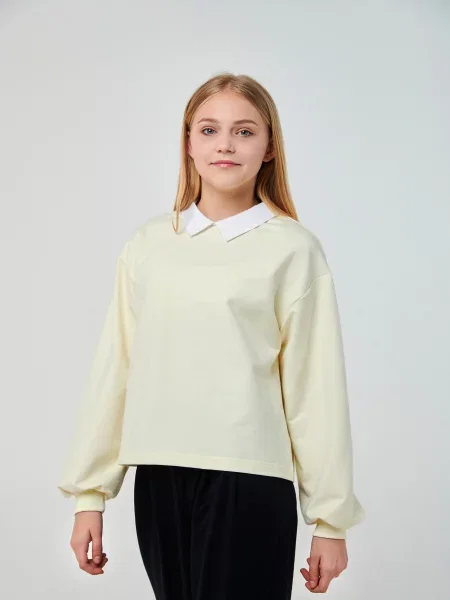 Дитячий Світшот SMIL бежевий