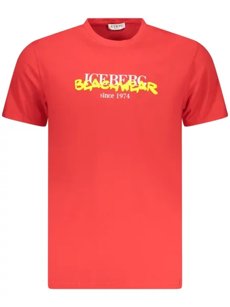 Tricou Iceberg scurt roșu