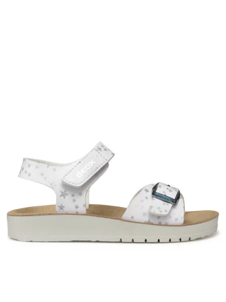 Szandál Geox J Sandal Costarei Gi D fehér