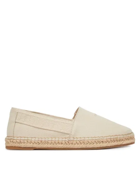 Calvin Klein Еспадрили Espadrille Webbing Cv Екрю