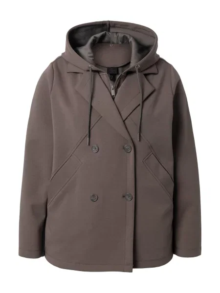 Ulla Popken Přechodná bunda hnědá