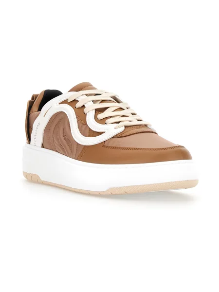 Sneakersy Stella Mccartney brązowe