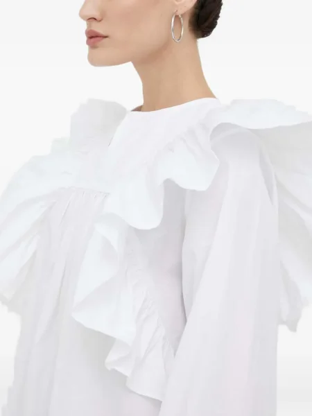 Odgovarati mini haljina Day Birger Et Mikkelsen s volanima bijela