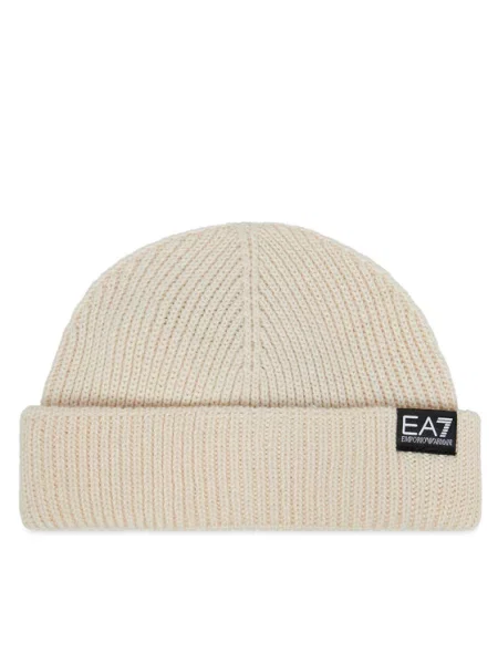 Czapka Emporio Armani beżowa