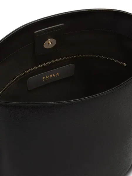 Geantă bucket Furla din piele negru