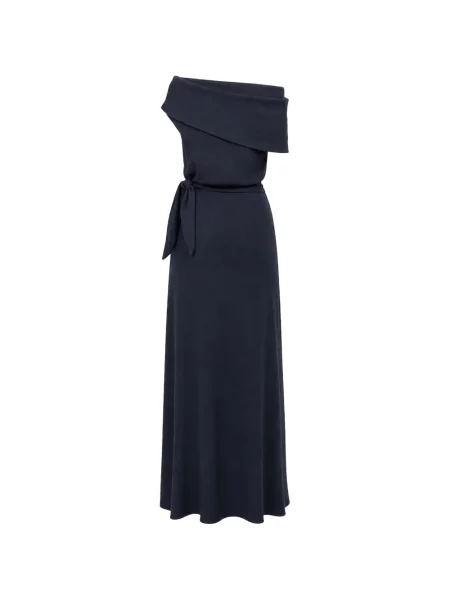 Rochie maxi Cortana plic albastru