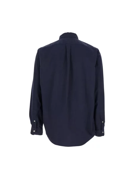 Koszula Polo Ralph Lauren z długim rękawem z logo z twillu granatowa
