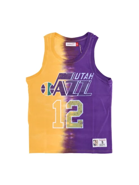 Tie dye koszulka sportowa Mitchell & Ness wiązana