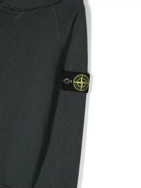 Bluza z kapturem dziecięca Stone Island szara