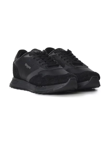 Sneakersy Blauer zamszowe czarne